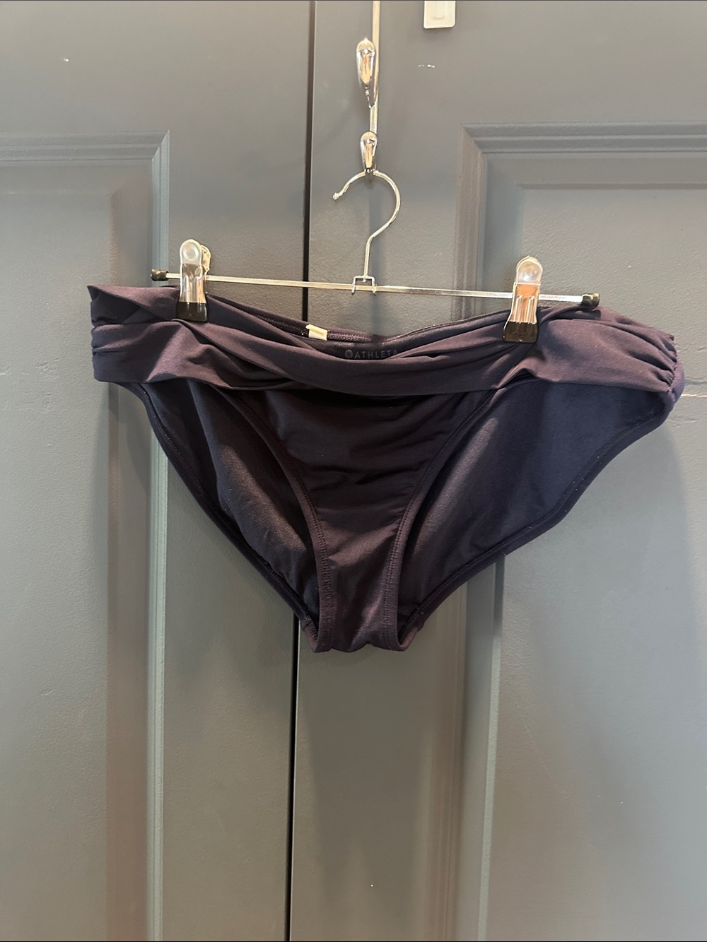 Athleta Navy Fold bikini bottoms